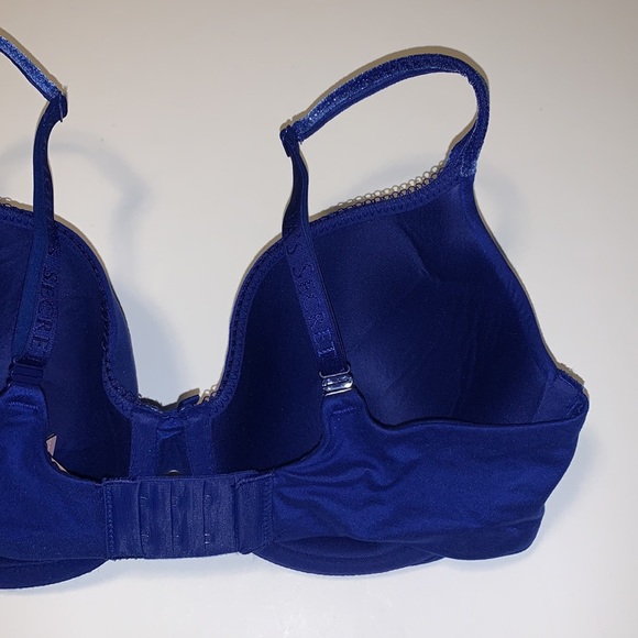 🆕 Victoria’s Secret Blue Underwire Bra - Women’s Size 34DD / DD34 - Picture 7 of 8